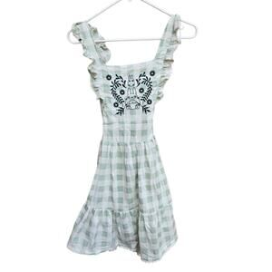 Her Universe My Neighbor Totoro Gingham Pinafore Skirtall Sz Small Plaid